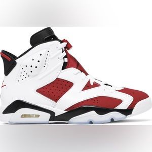 Air Jordan 6 Retro OG 'Carmine' 2021 BOYS SIZE 2Y